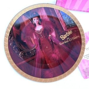 Barbie Scarlett O'Hara Collector Plate Red Shame Dress
